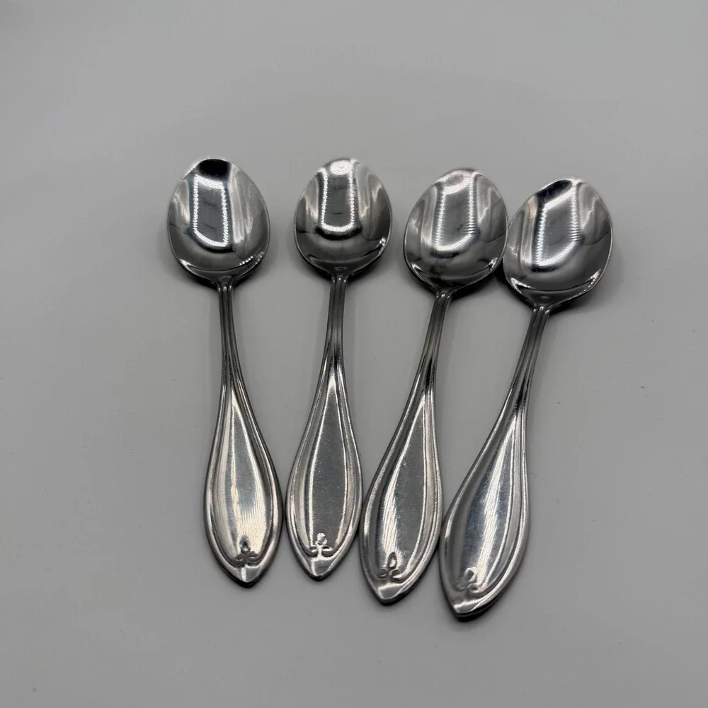 Oneida Southern Garden Stainless Flatware 15 Piece Set Knives Forks‎ Teaspoons
